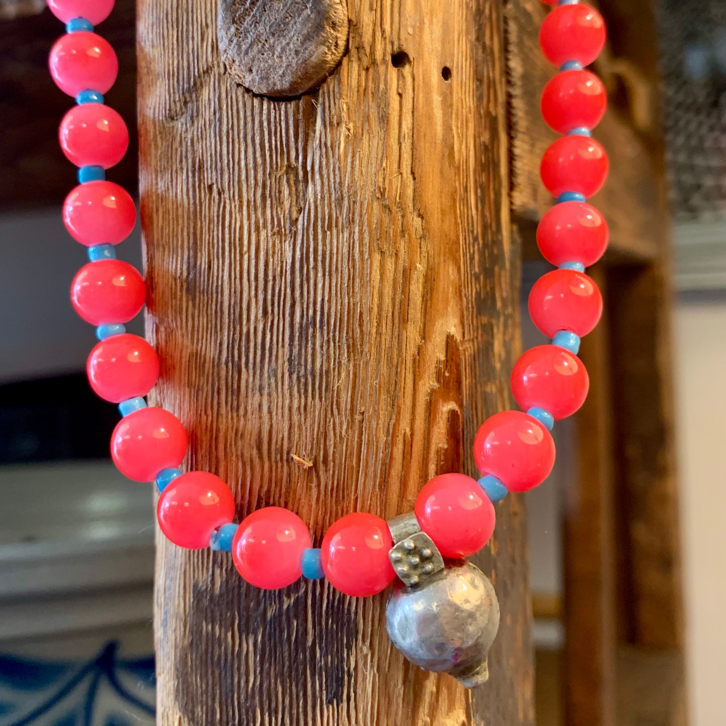 Pink Beaded Necklace