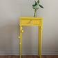 English Yellow Side Table