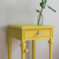 English Yellow Side Table