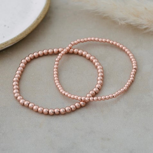 A Couple Bracelets - Rose Gold