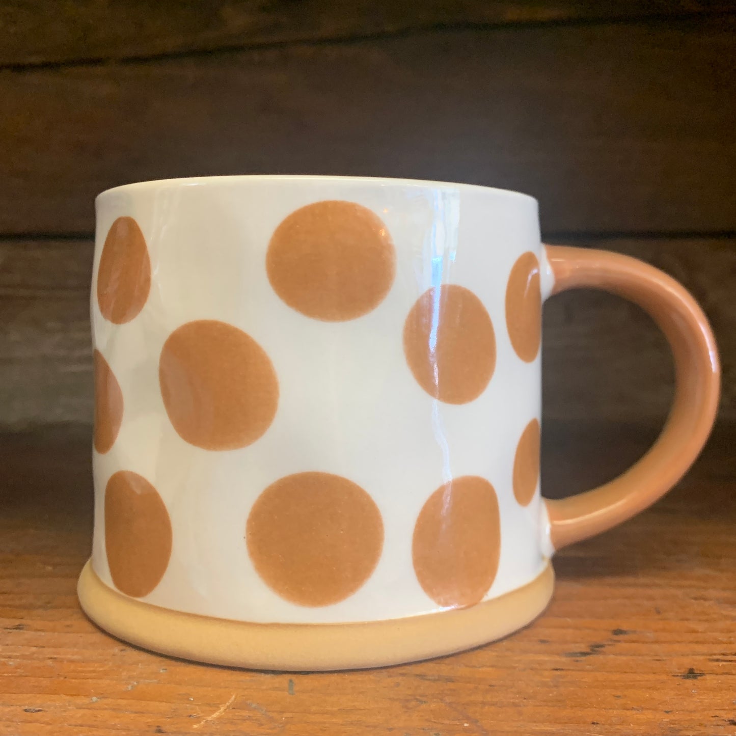 Polka Dot Stoneware Mug