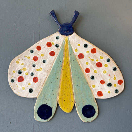 Ceramic Moth  Wall Decor -#1