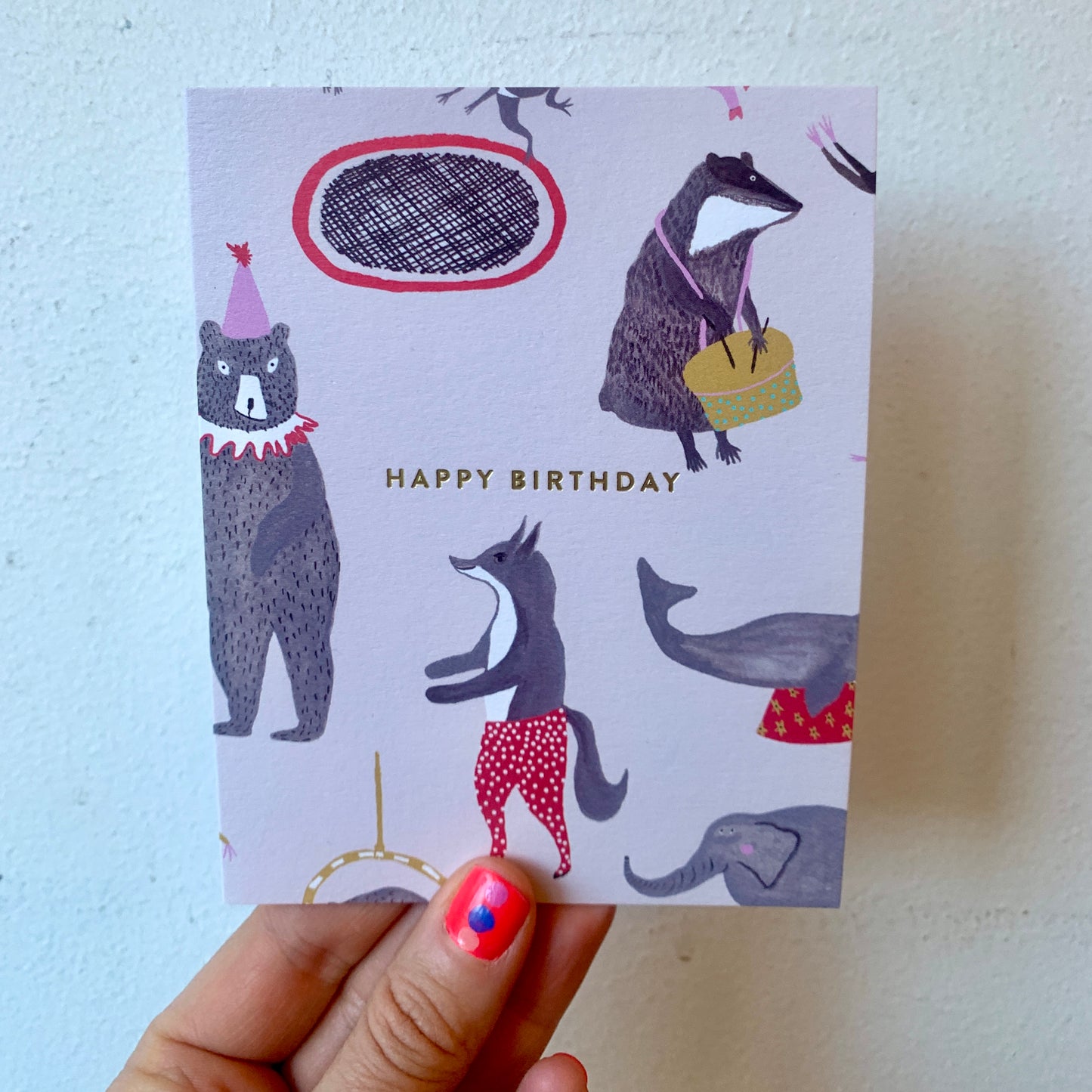 Party Animals Birthday Greeting Card