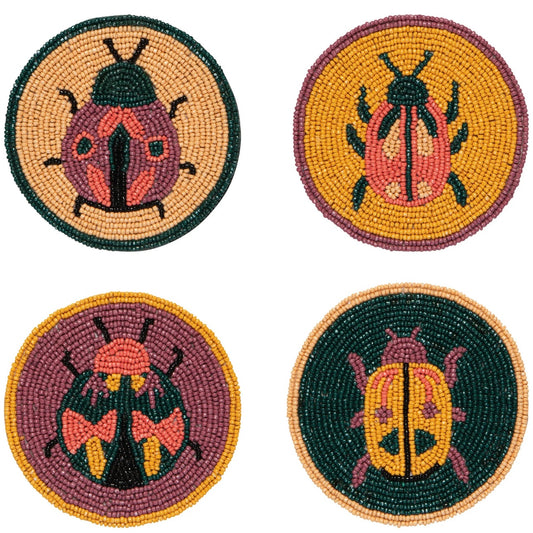 Amulet Beaded Coasters -set of 4