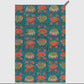 Allure Block Printed Tea Towel