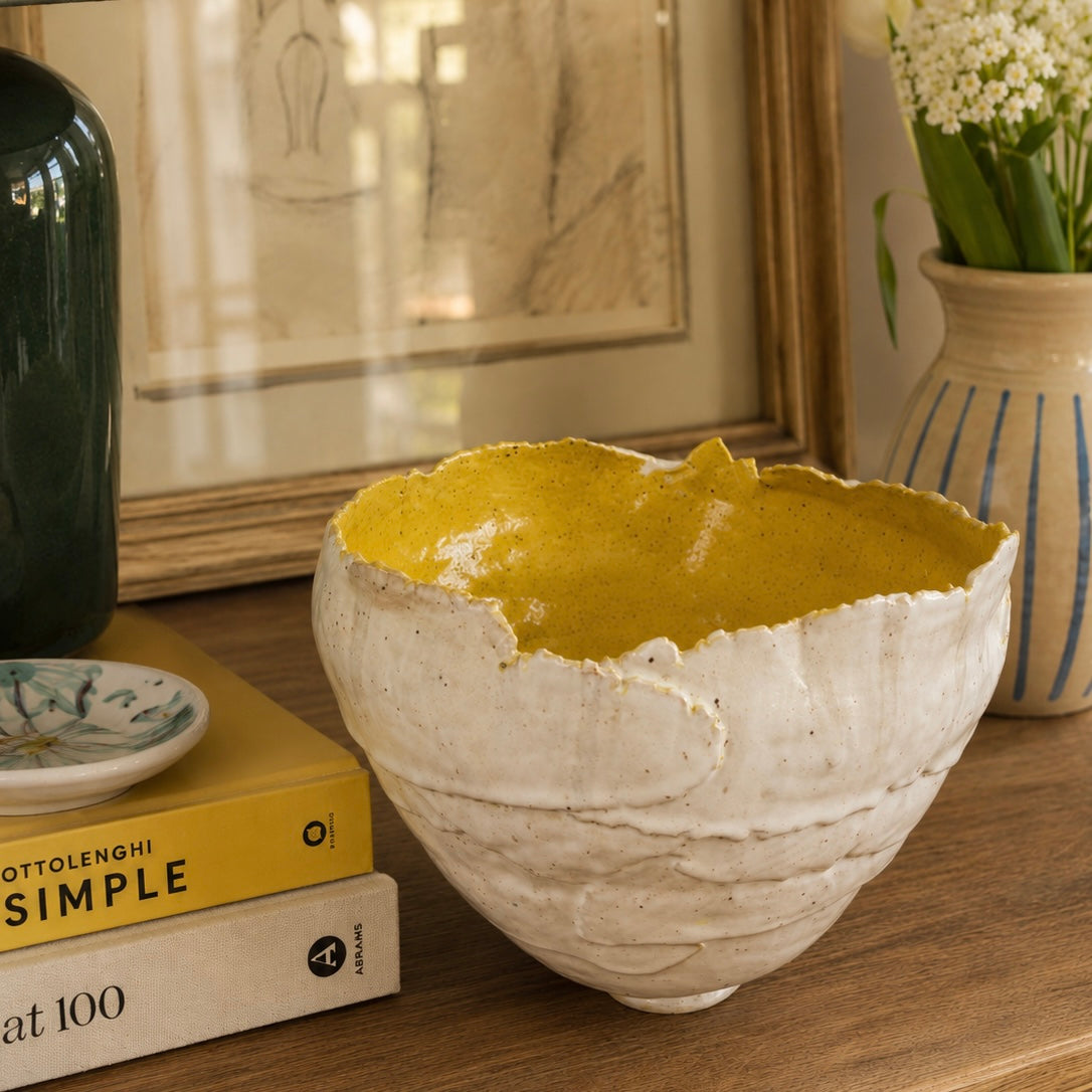Yellow Heart Bowl