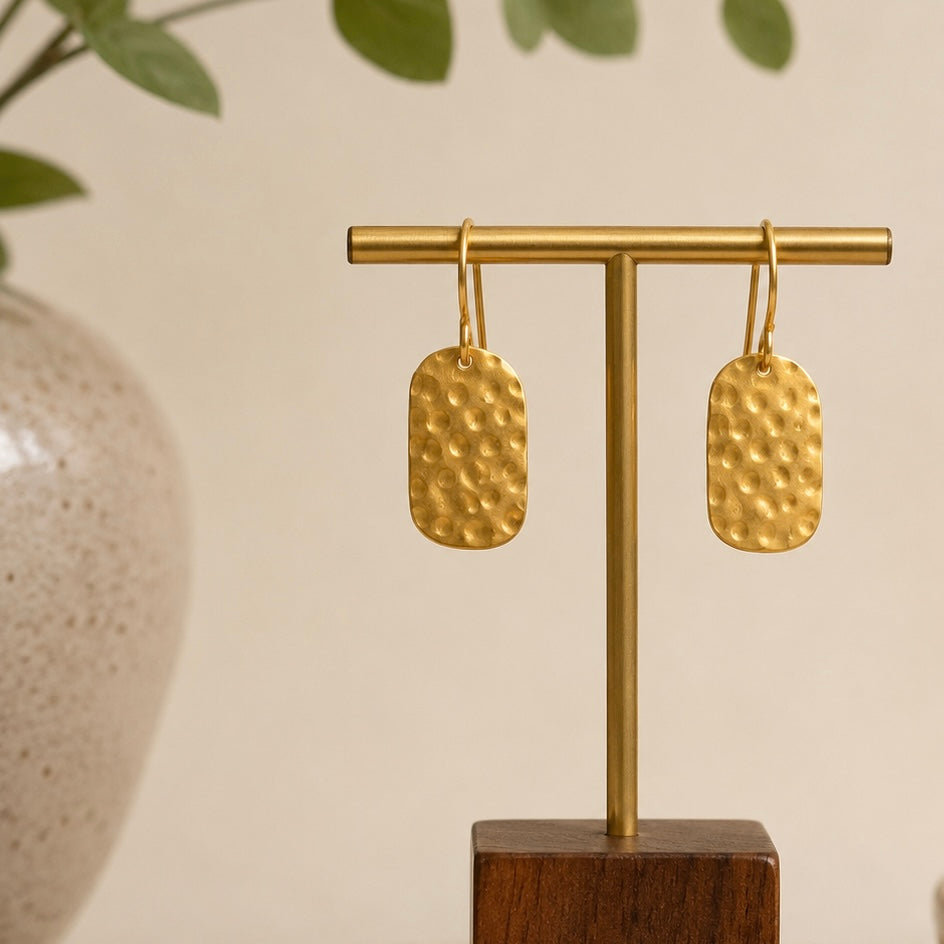 Light Weight Brass Earrings #4