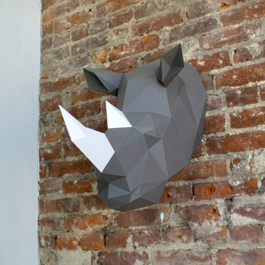 Beverly rhe Rhino -Paper DIY Kit