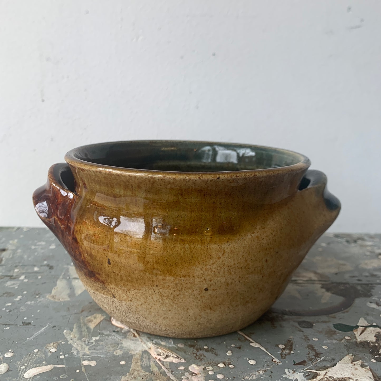 Vintage Pottery Soup Bowl