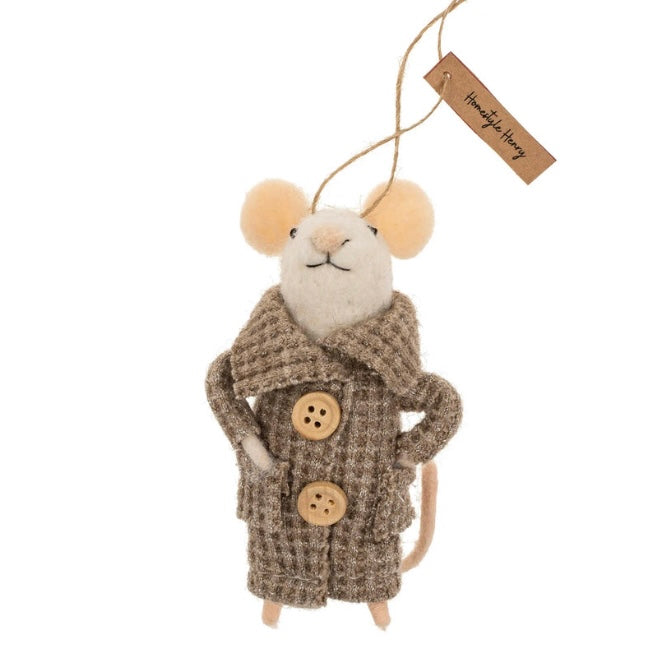 Homestyle Henry Mouse Ornament