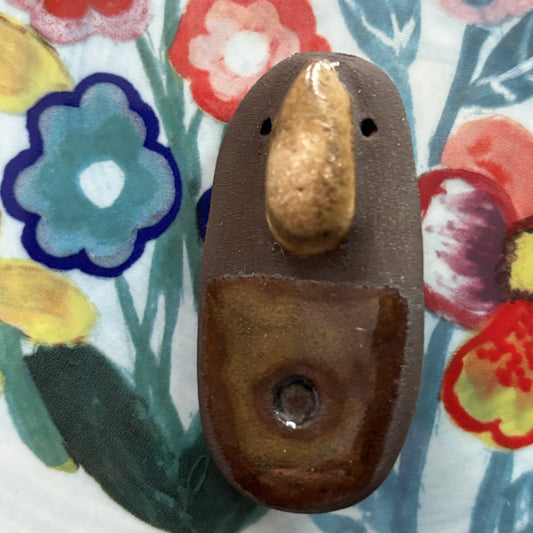 Tiny Grump Brooch #4