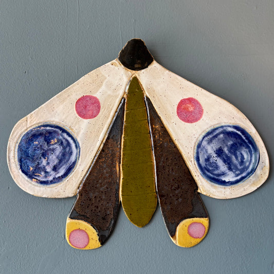Ceramic Moth  Wall Decor -#2