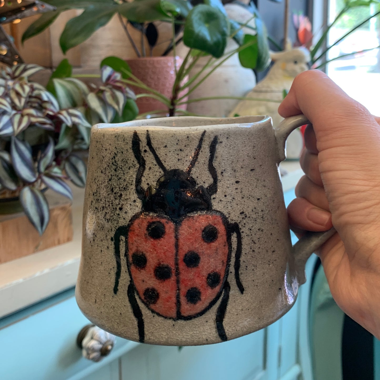 Stoneware Mug - Ladybug