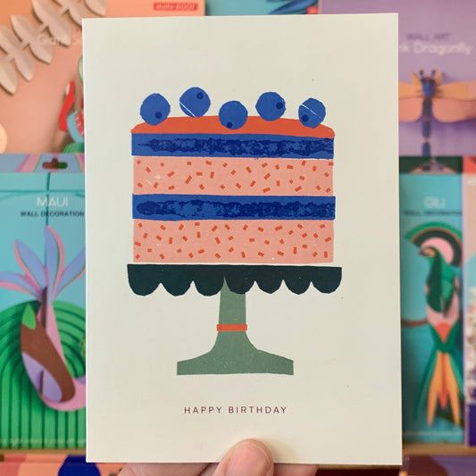 Cake - Happy Birthday Greeting Card