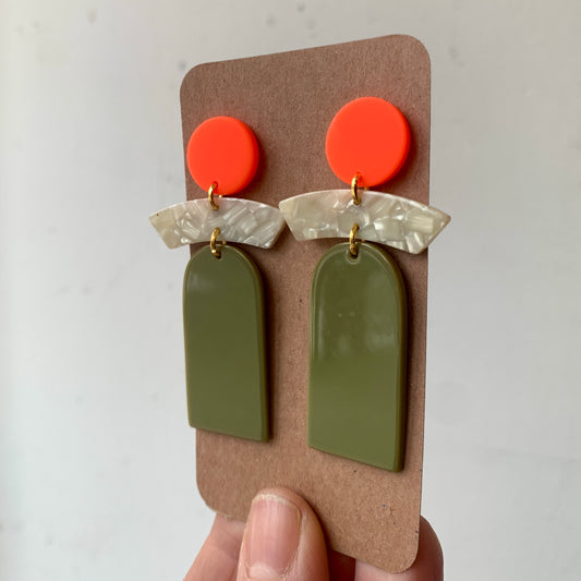 Acrylic Earrings #17