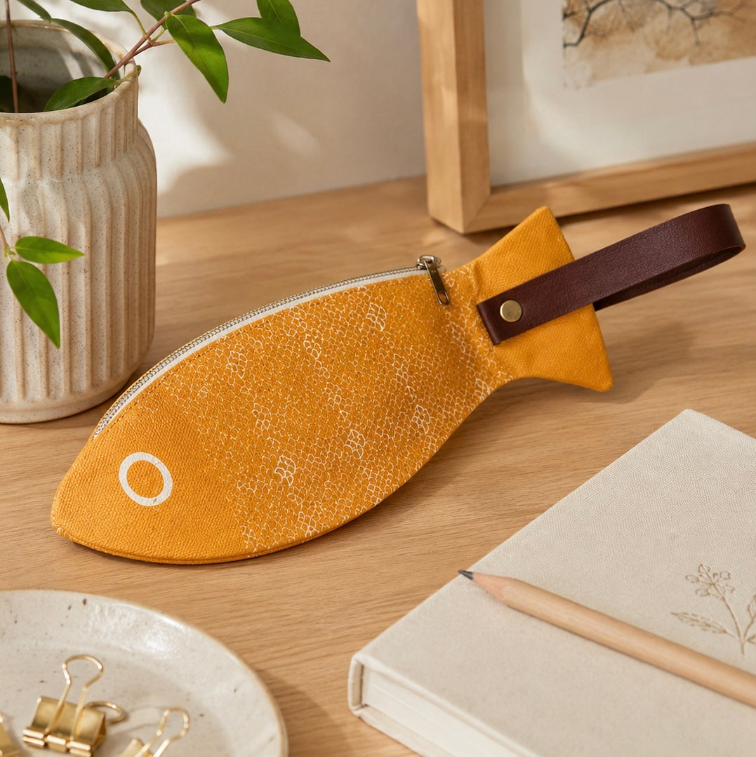 Fish Clutch - Mustard