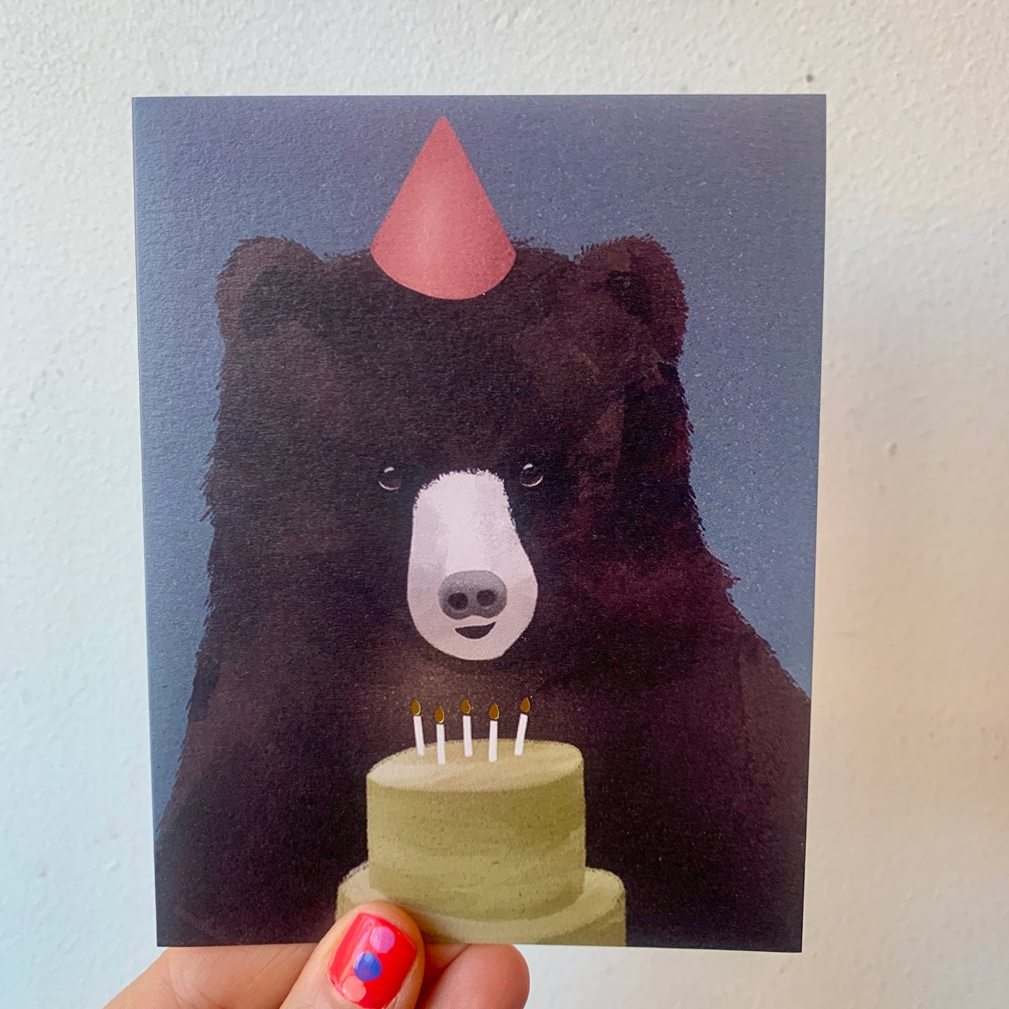 Bear Happy Birthday Greeting Card #2