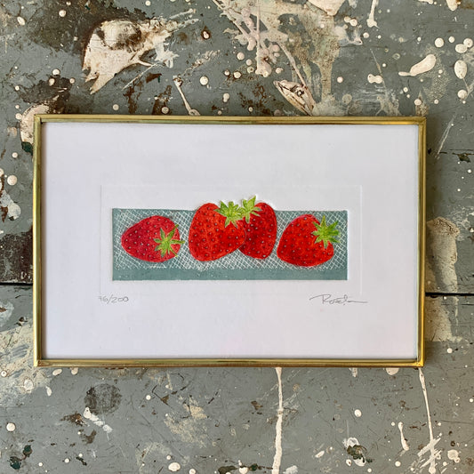 Whimsical Wall Art - Strawberries