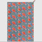 Poppy Block Printed Tea Towel