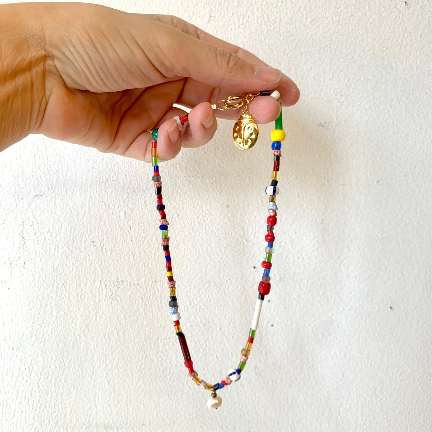 Beaded Multi Coloured  Necklace