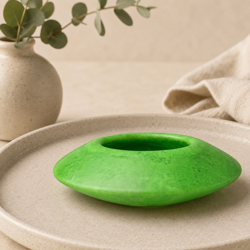Resin Bangle - Vivid Green