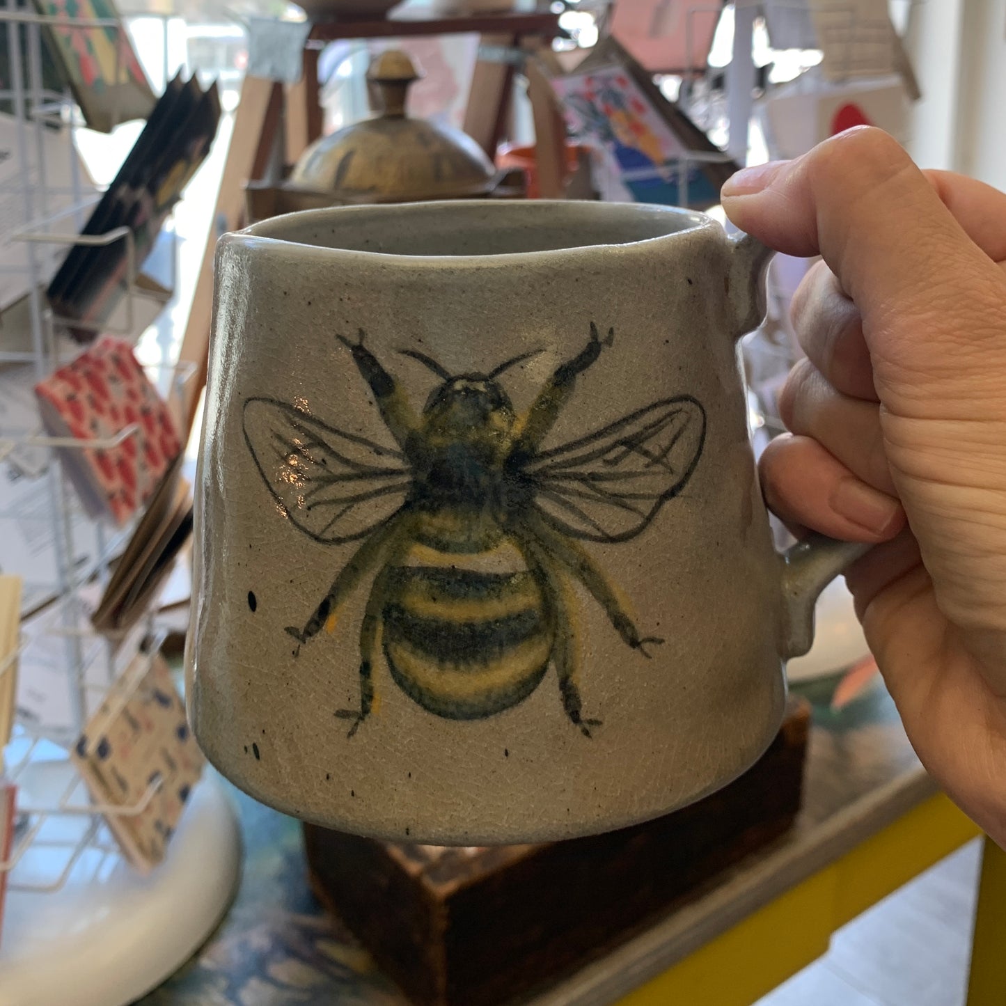 Stoneware Mug - Bee