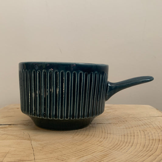 Vintage Blue John Pottery Soup Bowl