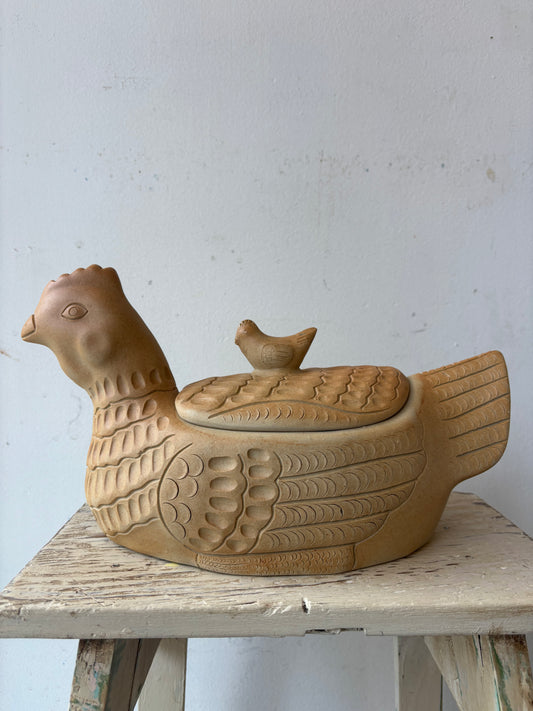 Vintage Hen Serving Dish