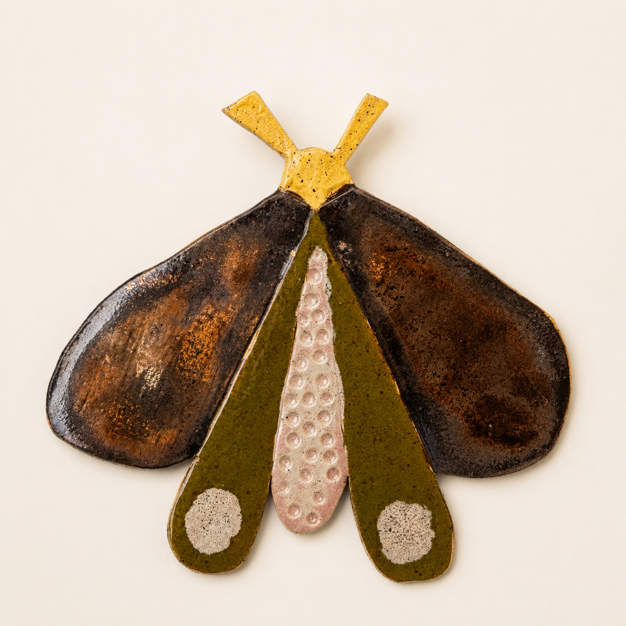 Ceramic Moth  Wall Decor -#3