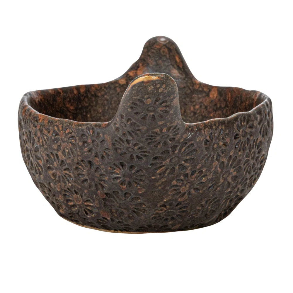 Debossed Bird Bowl