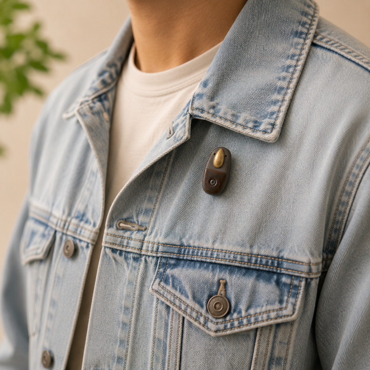 Tiny Grump Brooch #4