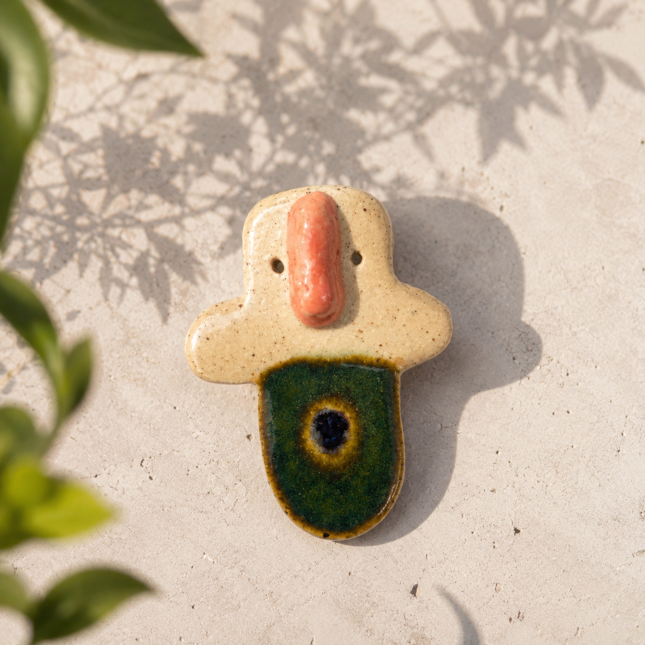 Tiny Grump Brooch #2
