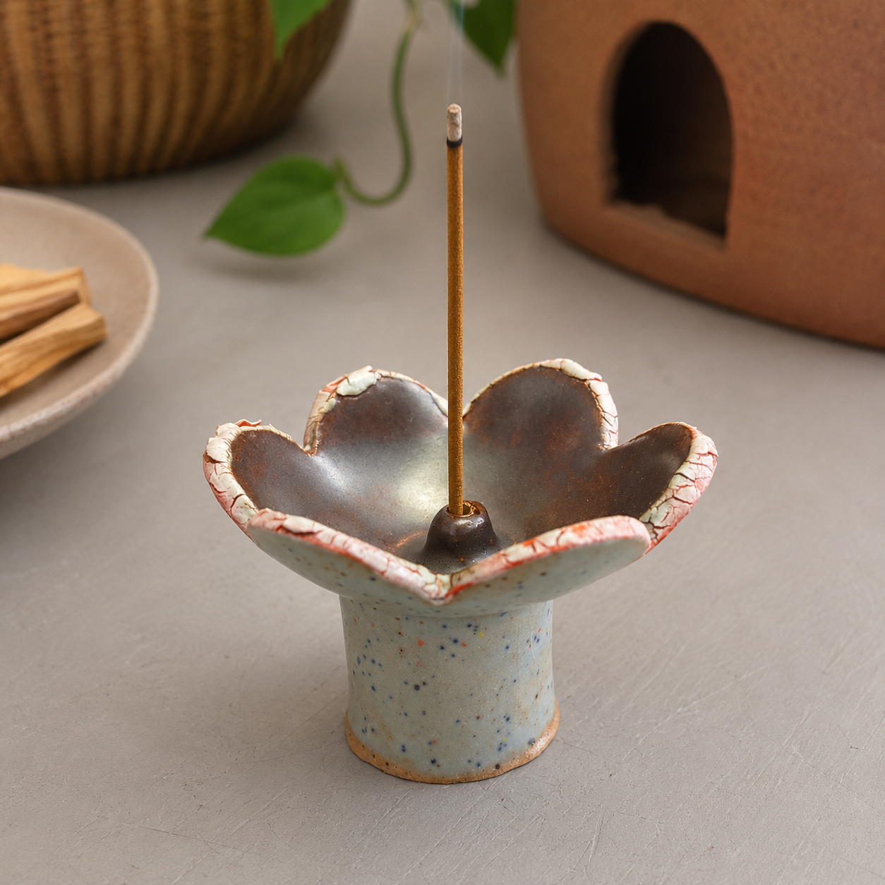 Wildflower Incense Burner -Espresso