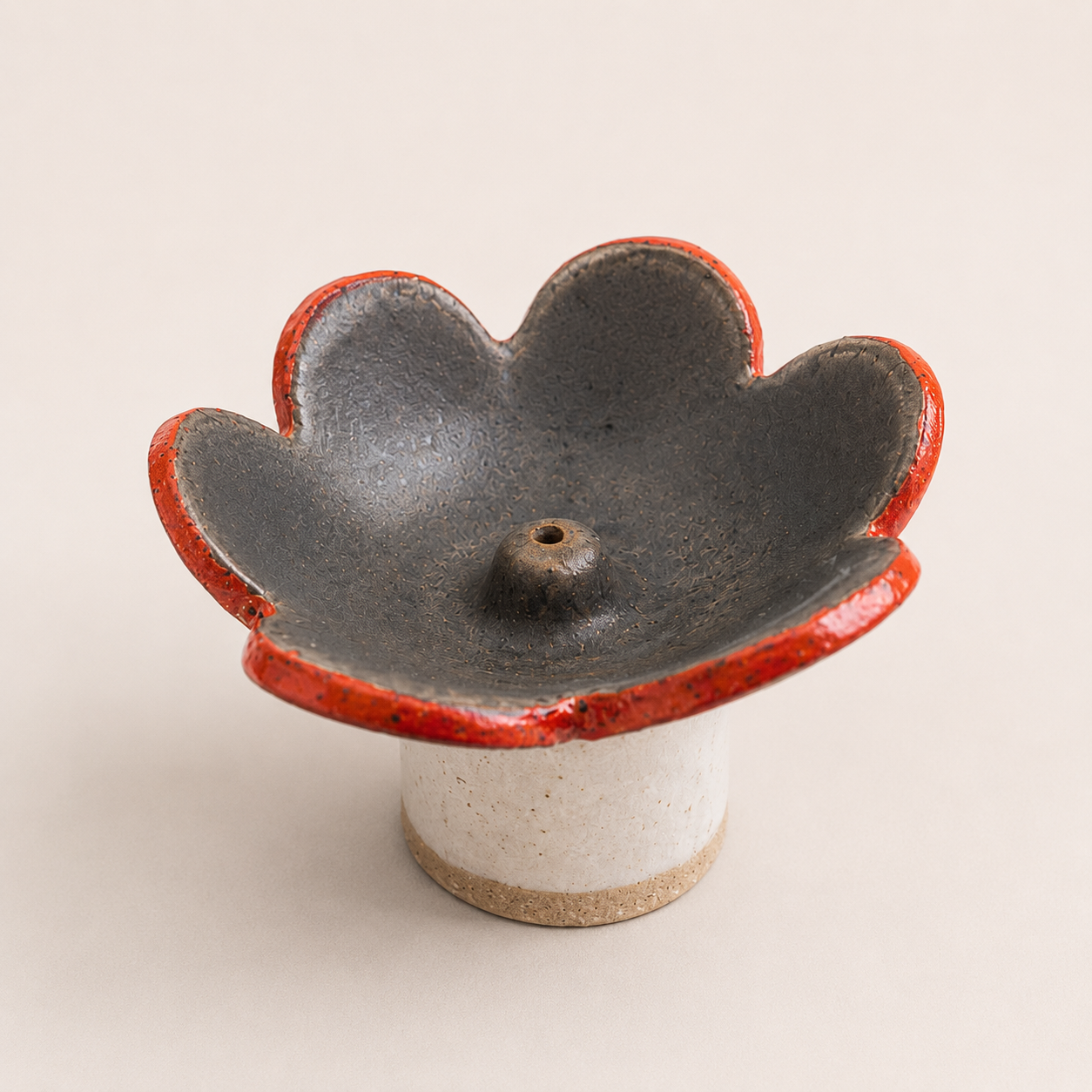 Wildflower Incense Burner - Charcoal