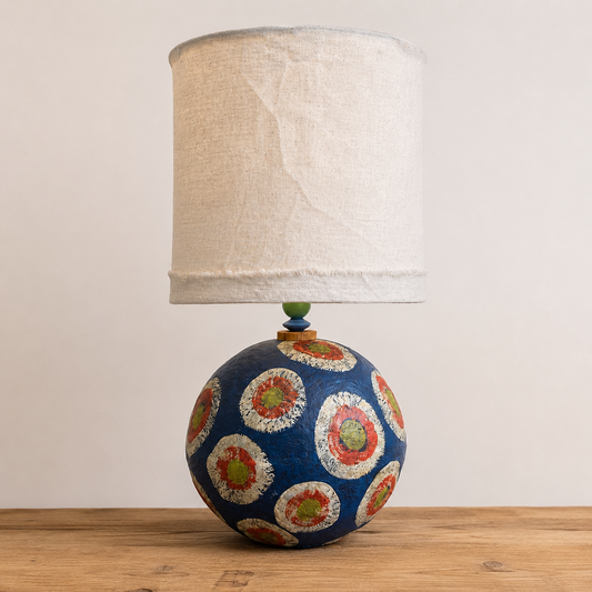 Papier Mache Lamp
