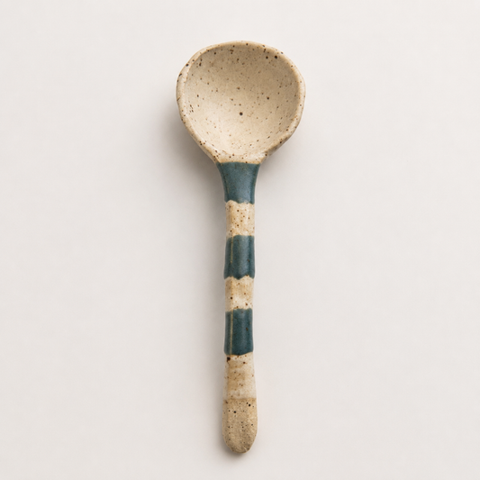 Ceramic Spoon/Ice Cream Scoop - Blue