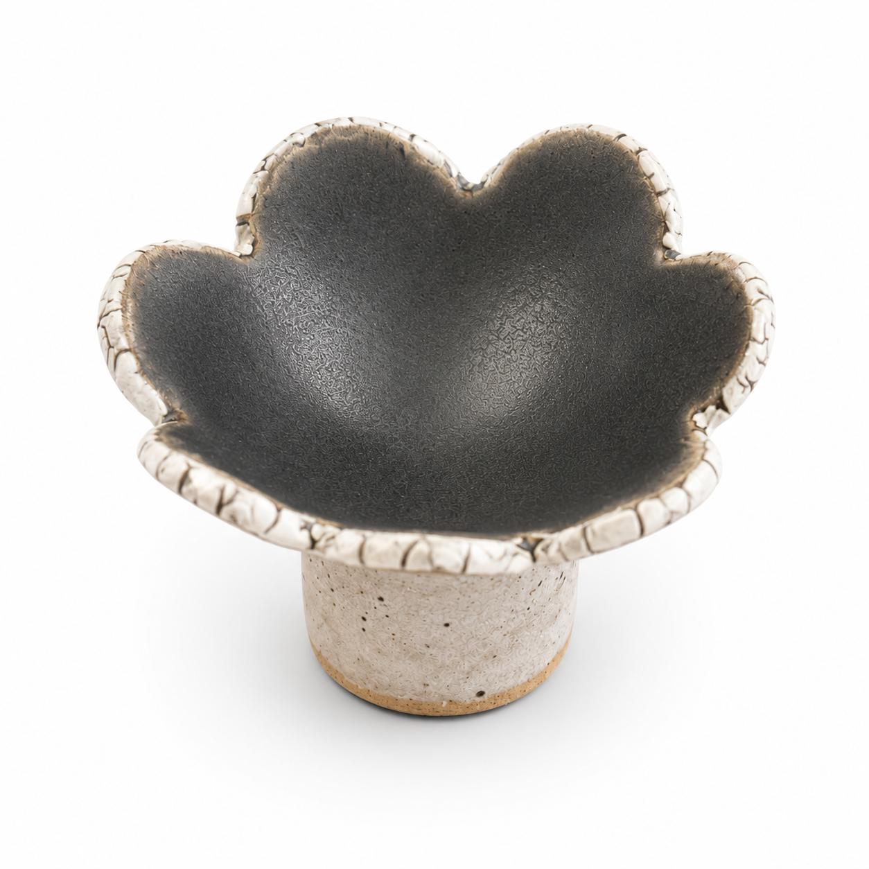 Wildflower Trinket Dish - Charcoal