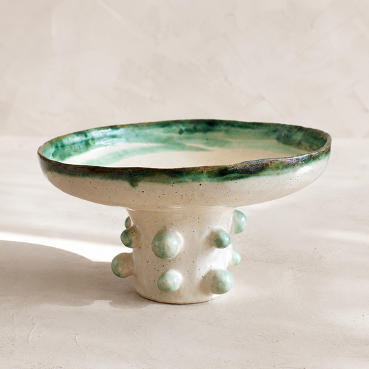 Organic Pedestal Bowl