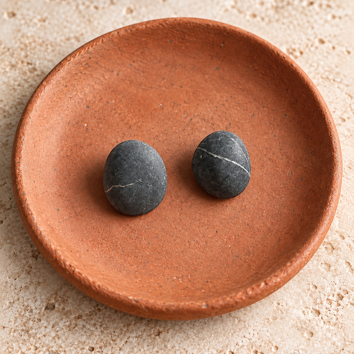 Adriatic Pebble Studs - Ljilje