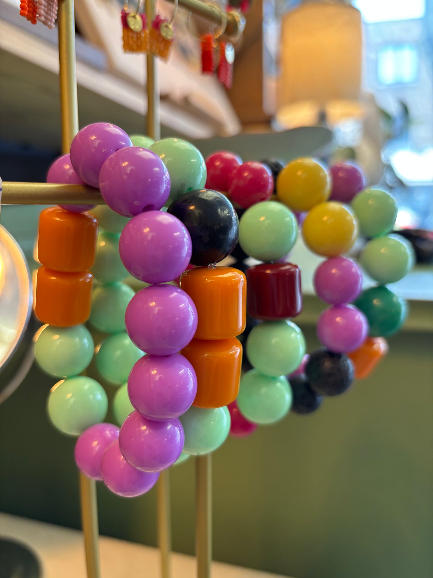 Chunky Resin Bead Bracelet #4