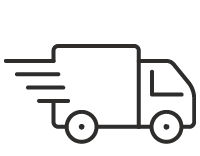 Icon showing a fast moving truck
