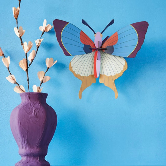 Plum Fringe Butterfly Wall Decor