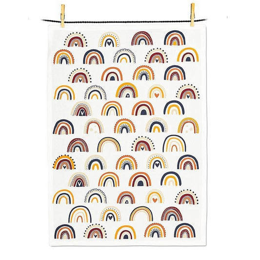 Boho Rainbow Tea Towel
