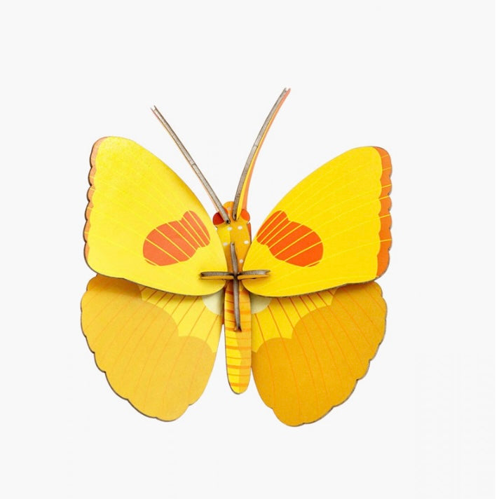 Yellow Butterfly Wall Decor