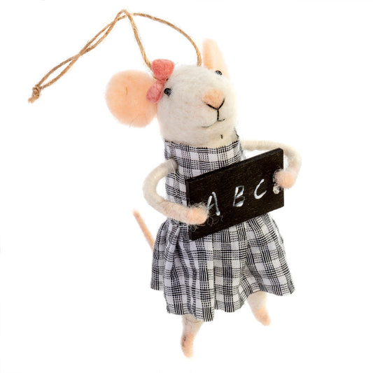 Schoolgirl Stella Mouse Ornament