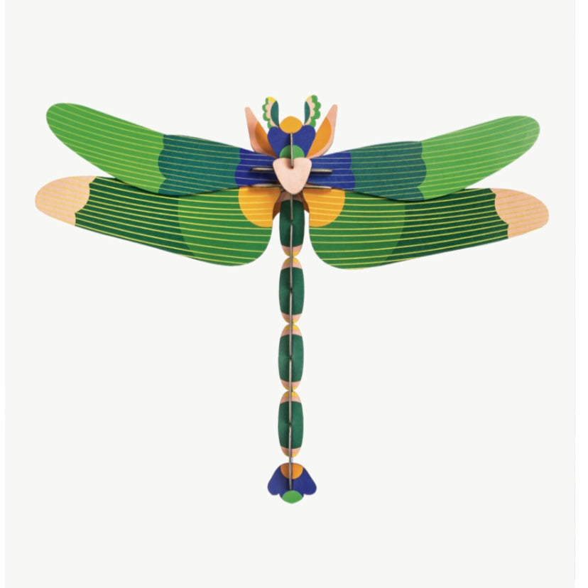 Giant Green Dragonfly Wall Decor