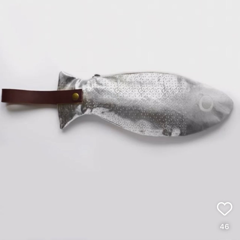 Fish Clutch - Silver