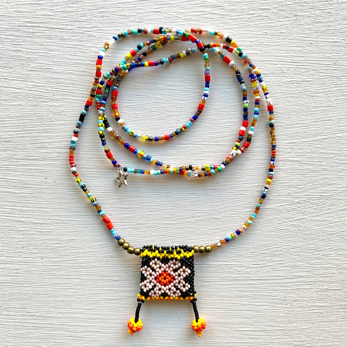 Beaded Multi Coloured Necklace