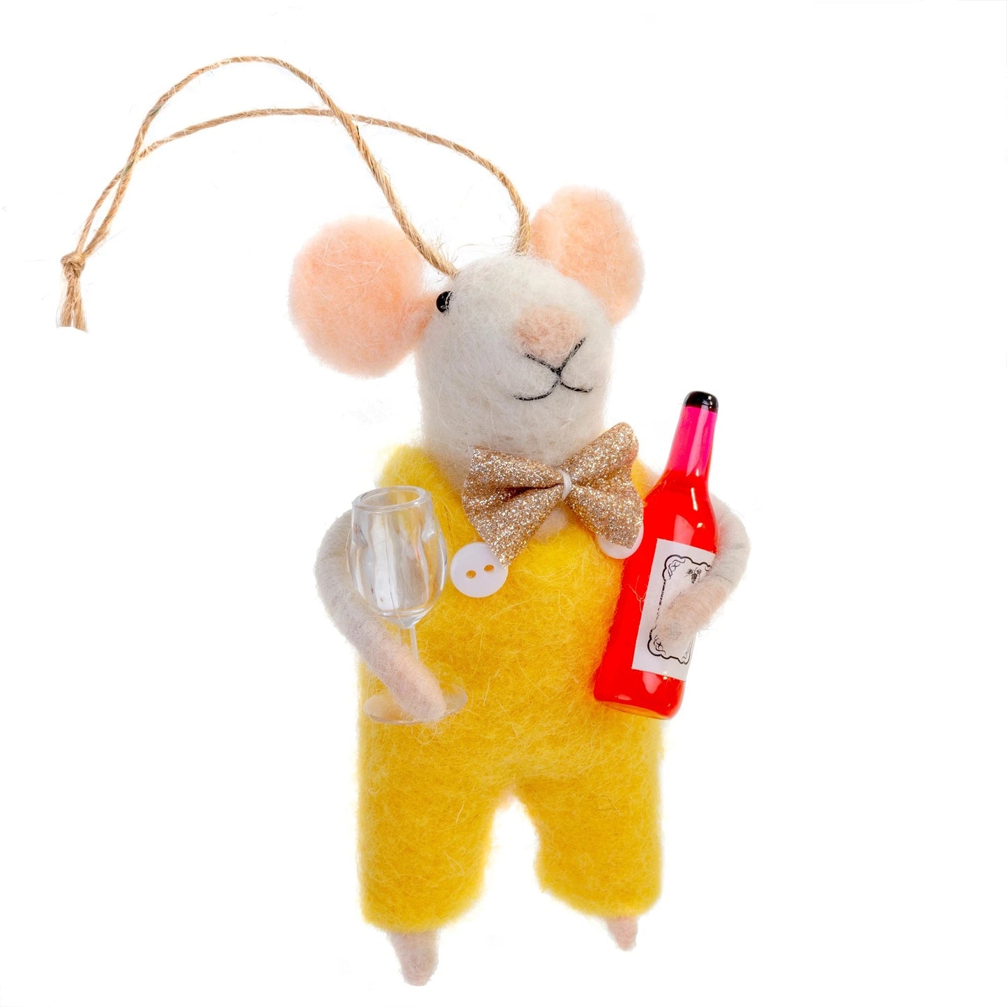 Wino Winston Mouse Ornament