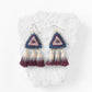 Zuli Embroidered Felt Earrings